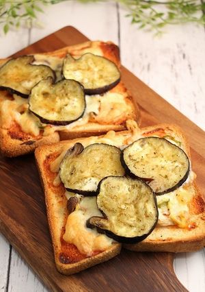 簡単！焼きナス☆ピザトースト-レシピのメイン写真
