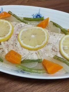 レモン風味蒸し鶏-レシピのメイン写真