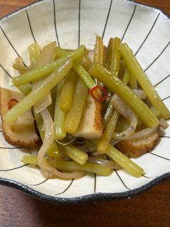 ふきとさつま揚げとこんにゃくの炒め煮-レシピのメイン写真