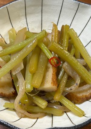 ふきとさつま揚げとこんにゃくの炒め煮-レシピのメイン写真