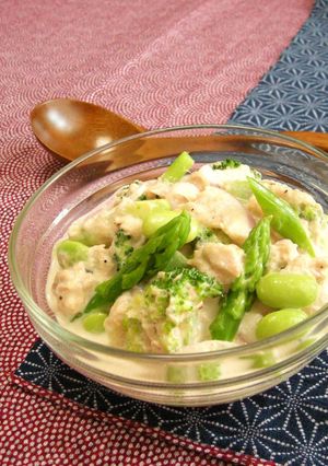 緑の野菜たっぷりのツナソース-レシピのメイン写真