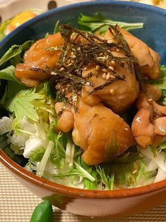 鶏の照り焼き丼*+-レシピのメイン写真