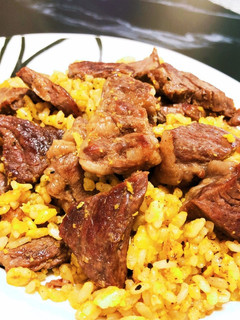 簡単なのに贅沢♡ステーキ炒飯♡-レシピのメイン写真