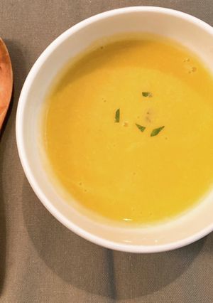 つるくびかぼちゃのスープ-レシピのメイン写真