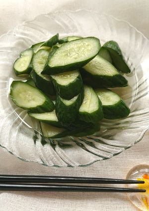 きゅうりの甘酢漬け（白いきゅうりの対処法-レシピのメイン写真