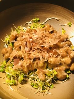 毎日の納豆●スプラウト&カツオ節添え-レシピのメイン写真