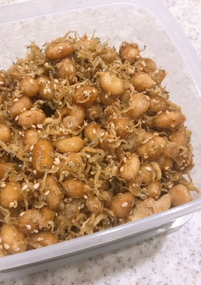 給食再現レシピ♡大豆とじゃこの甘辛煮-レシピのメイン写真