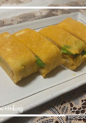 甘さ抑えめ!枝豆の卵焼き-レシピのメイン写真
