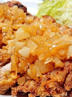 カレー竜田の醤油バターソースがけ-レシピのメイン写真