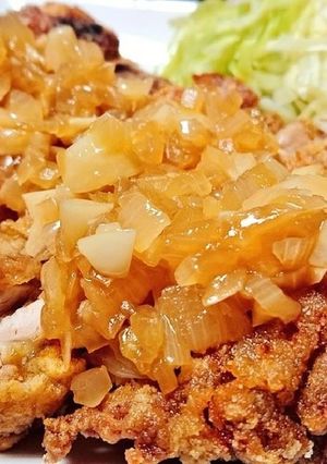 カレー竜田の醤油バターソースがけ-レシピのメイン写真