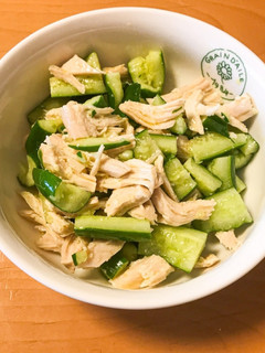 たたききゅうりと鶏むね肉のわさび味マリネ-レシピのメイン写真