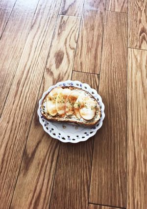 カッテージチーズのリンゴトースト♪-レシピのメイン写真
