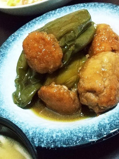 煮物の肉詰めピーマン-レシピのメイン写真