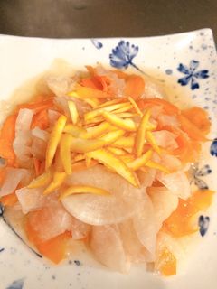大根と人参のゆず(レモン)漬け-レシピのメイン写真