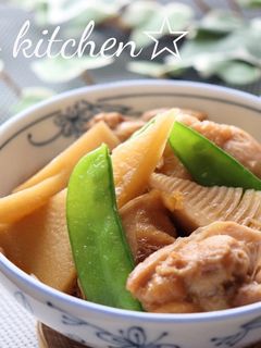 鶏肉とたけのこのシンプル煮-レシピのメイン写真