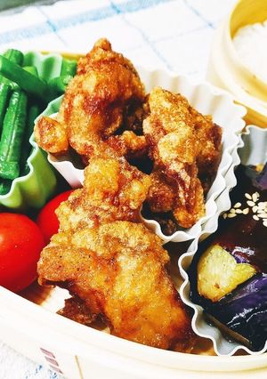 基本の鶏の唐揚げのお弁当-レシピのメイン写真