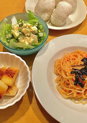 タロの弁当番外編 奥さん作の晩ご飯^_^-レシピのメイン写真