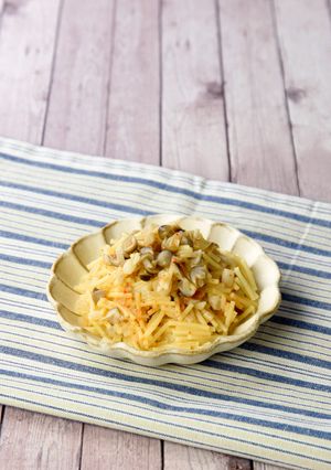 1歳～たらこときのこのミルクパスタ-レシピのメイン写真