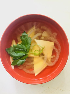 三角豆腐のお吸い物-レシピのメイン写真