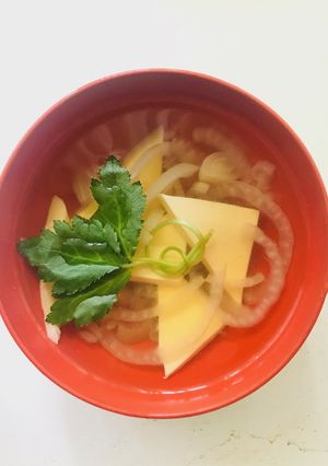 三角豆腐のお吸い物-レシピのメイン写真