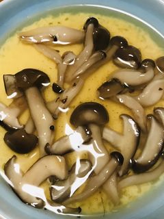 きのこあんかけ茶碗蒸し-レシピのメイン写真