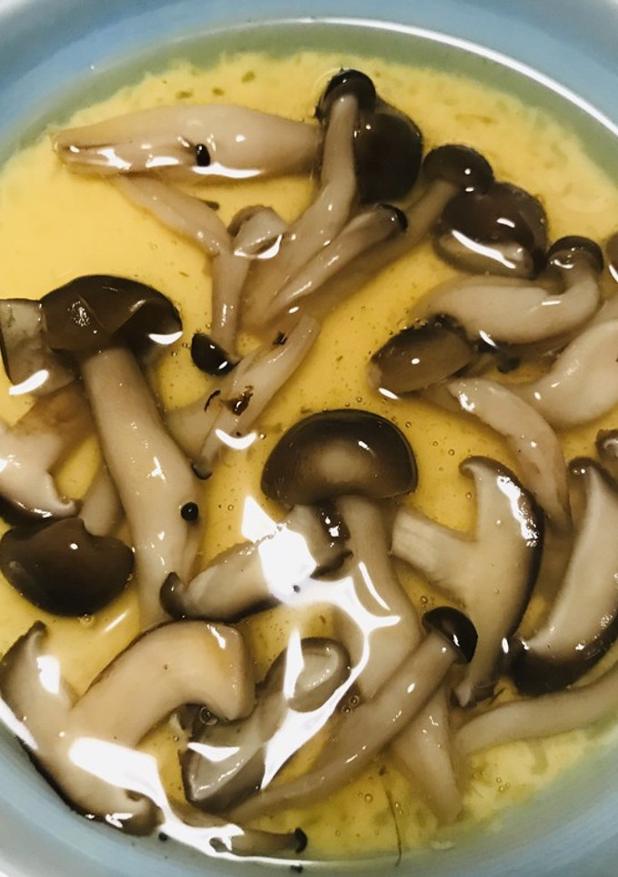 きのこあんかけ茶碗蒸し-レシピのメイン写真