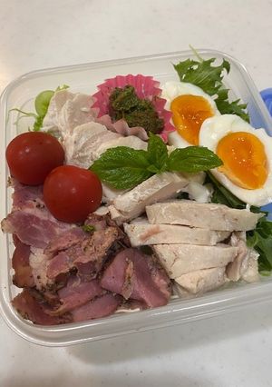 ふち家サラダランチ-レシピのメイン写真