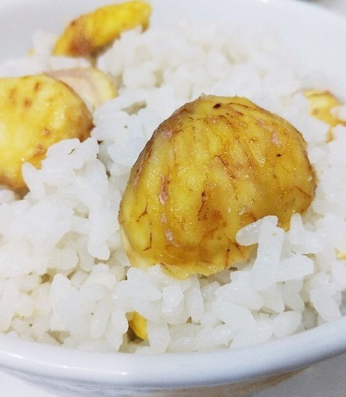 栗の甘みを楽しむ！栗ご飯！！ by ⭐シーナ⭐ 【クックパッド】 簡単