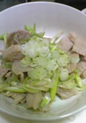 ねぎ豚炒め-レシピのメイン写真