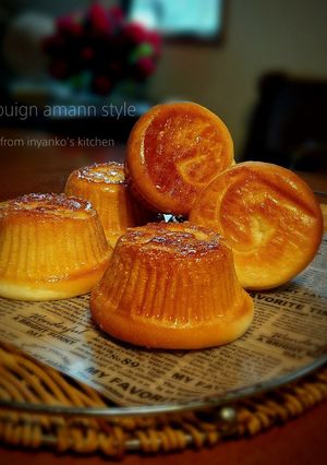 手捏ねで簡単*クイニーアマン風味のパン*-レシピのメイン写真