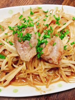 豚ハラミともやしの味噌炒め-レシピのメイン写真