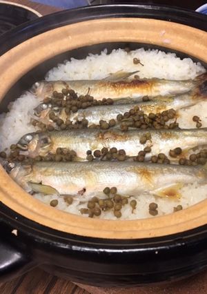 鮎と山椒の炊き込みご飯-レシピのメイン写真