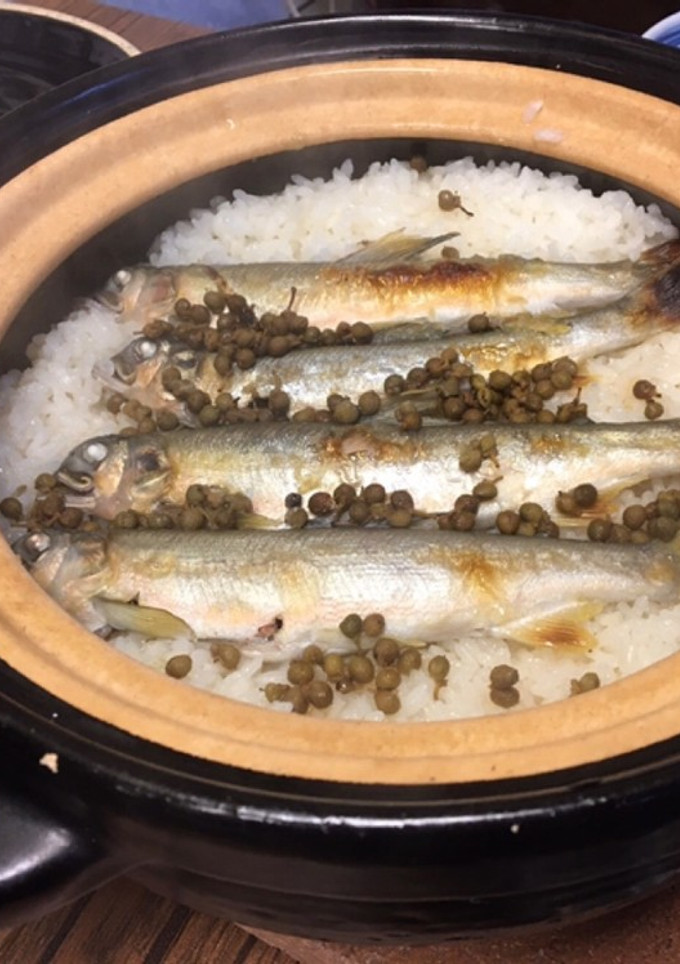 鮎と山椒の炊き込みご飯-レシピのメイン写真