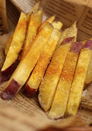 フライドスイートポテト（カレー味）-レシピのメイン写真