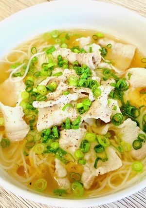 簡単！豚肉の塩そうめん-レシピのメイン写真