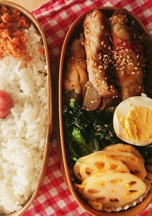 お弁当★辛旨こんにゃく肉巻き★作り置き-レシピのメイン写真