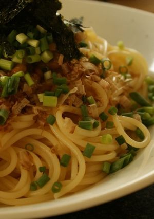 冷製☆納豆スパゲティ-レシピのメイン写真