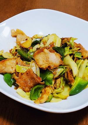 回鍋肉～甜麺醤+豆板醤使用で本格派に～-レシピのメイン写真