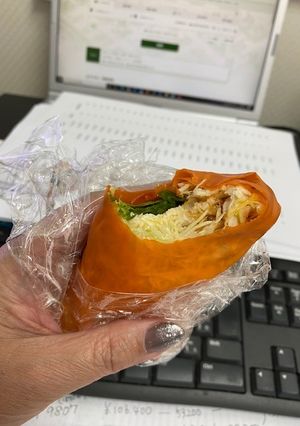 ベジタブルオリガミでサラダラップ-レシピのメイン写真