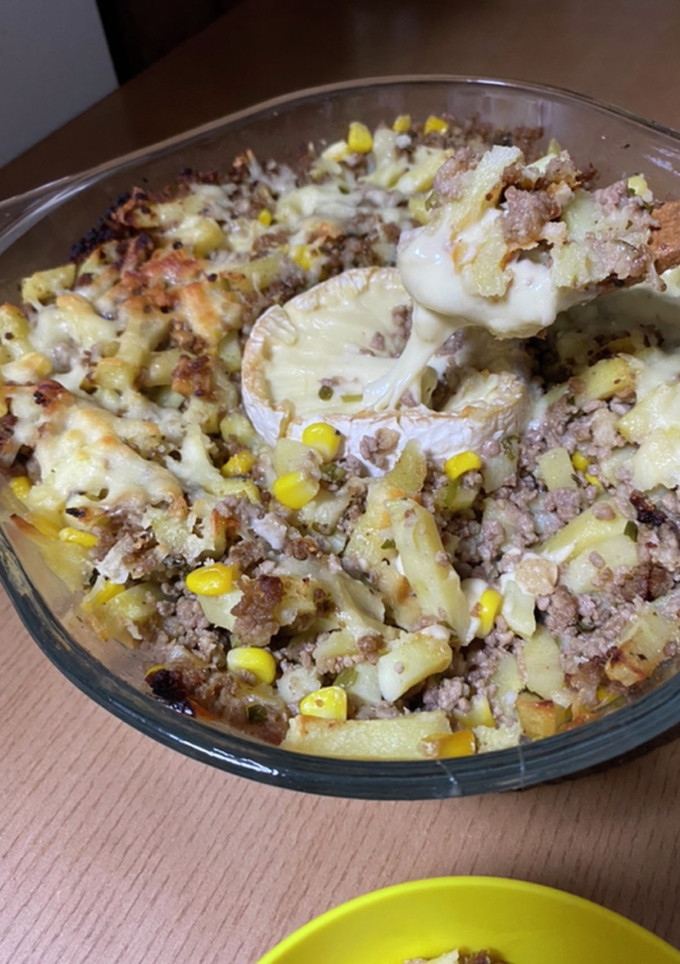 ひき肉とポテト焼いてみました。-レシピのメイン写真