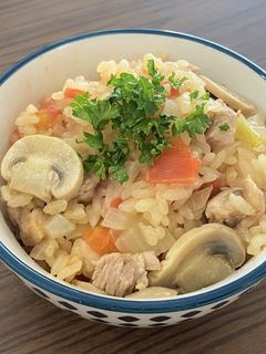 生トマトの炊き込みご飯-レシピのメイン写真