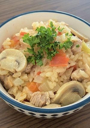 生トマトの炊き込みご飯-レシピのメイン写真