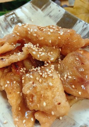 絶品おつまみ!!鶏皮の甘辛せん♪-レシピのメイン写真