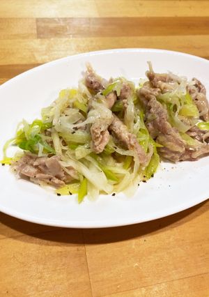 鶏せせり肉と白ねぎたっぷりナムル和え-レシピのメイン写真