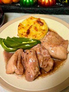 鶏肉のワイン蒸し、ワインバターソース-レシピのメイン写真