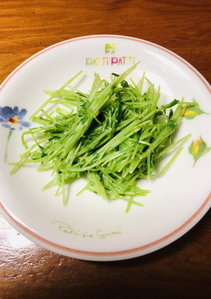 豆苗だけ☆白だしとマヨネーズで-レシピのメイン写真