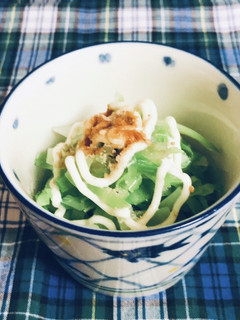 茹でキャベツの胡麻マヨネーズかけ-レシピのメイン写真