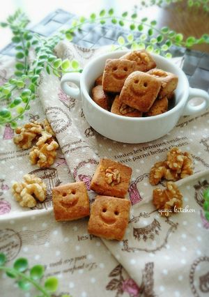 簡単ザクザク☆蜂蜜くるみクッキー。-レシピのメイン写真