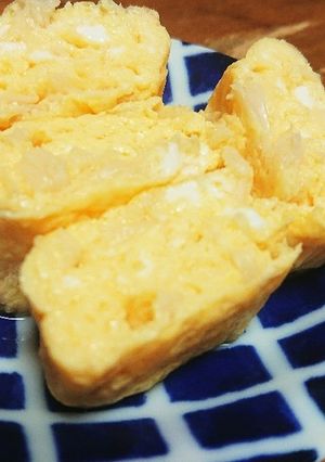 ホタテのだし巻き玉子-レシピのメイン写真