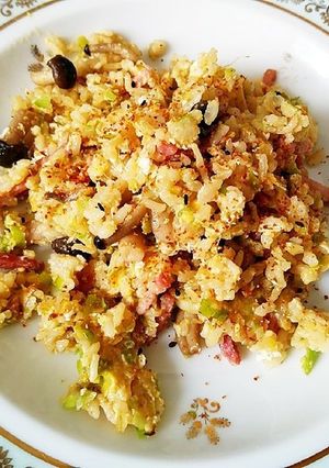 ベーコンしめじのぱぱっとチャーハン-レシピのメイン写真